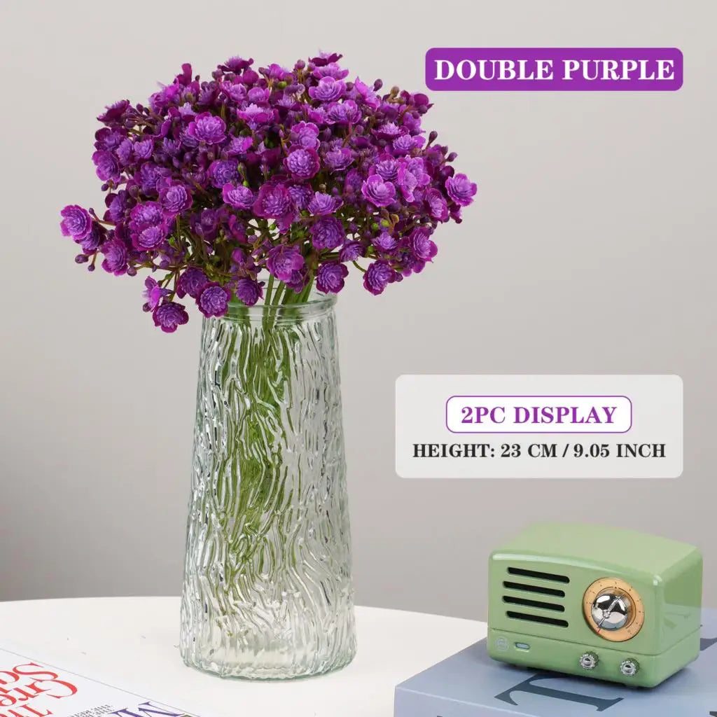 Artificial Gypsophila Bouquet - 42 Stem Silk Flower Arrangement