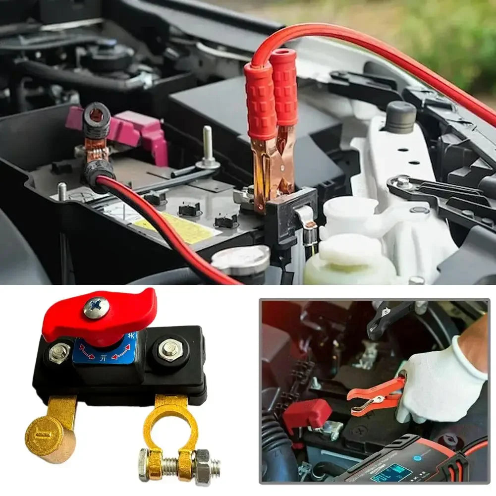 Heavy-Duty Battery Disconnect Switch with Tool-Free Knob