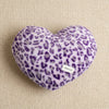 Leopard Print Heart-Shaped Plush Cushion