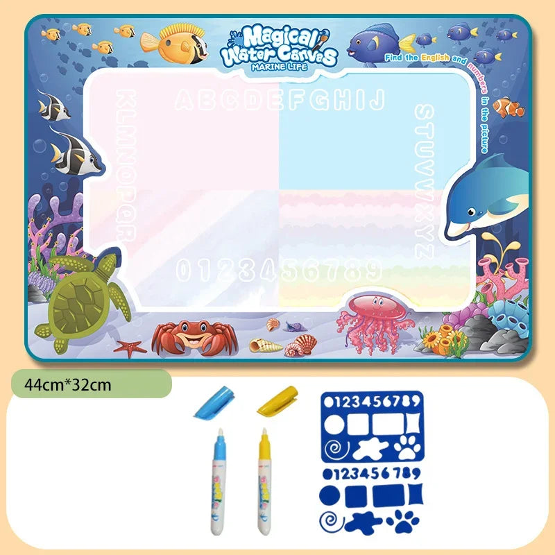 Reusable Magic Water Drawing Mat for Kids