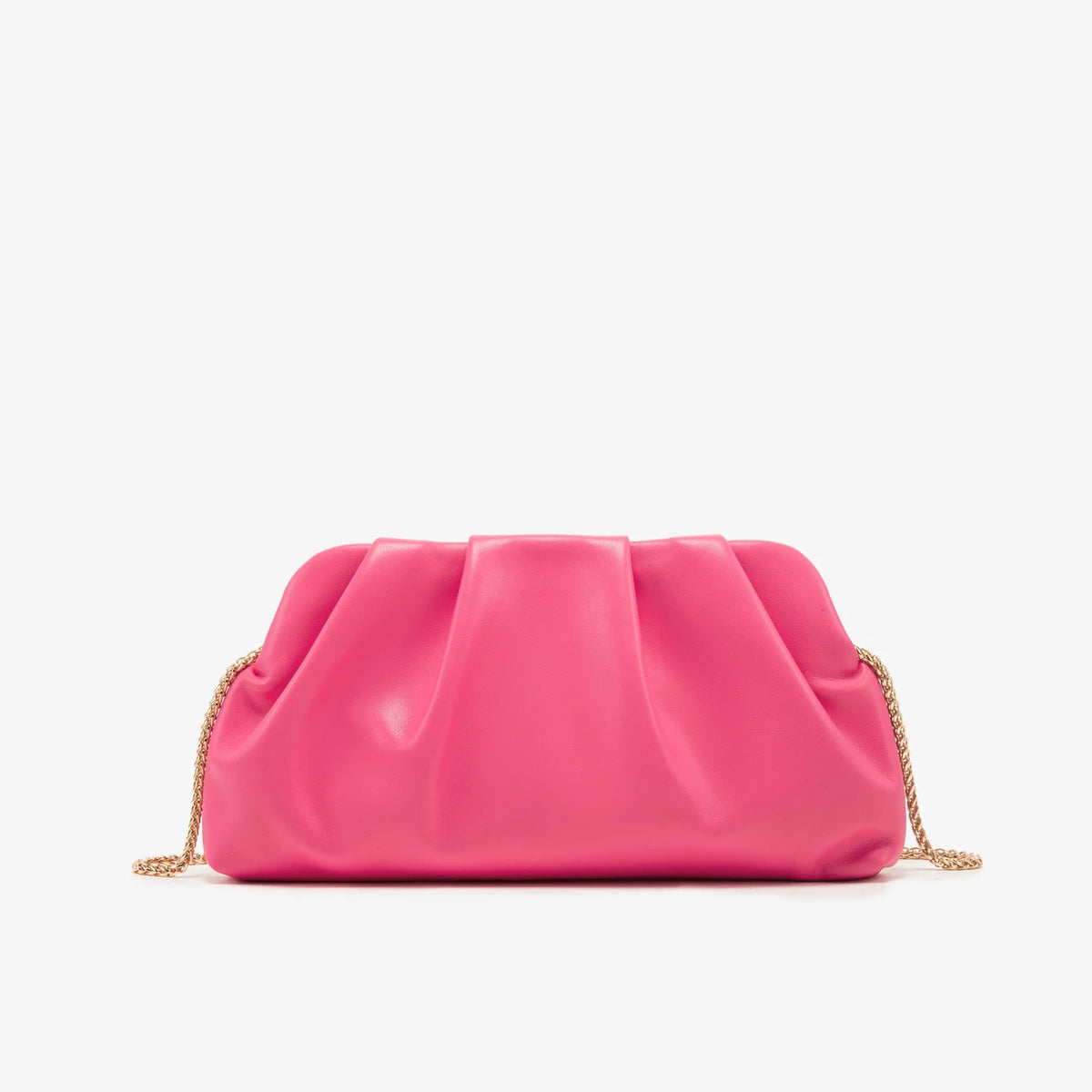 Elegant Chain Shoulder Bag with Crystal Accents
