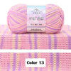 Combed Cotton Blend Gradient Yarn – 4-Ply, 50g Balls