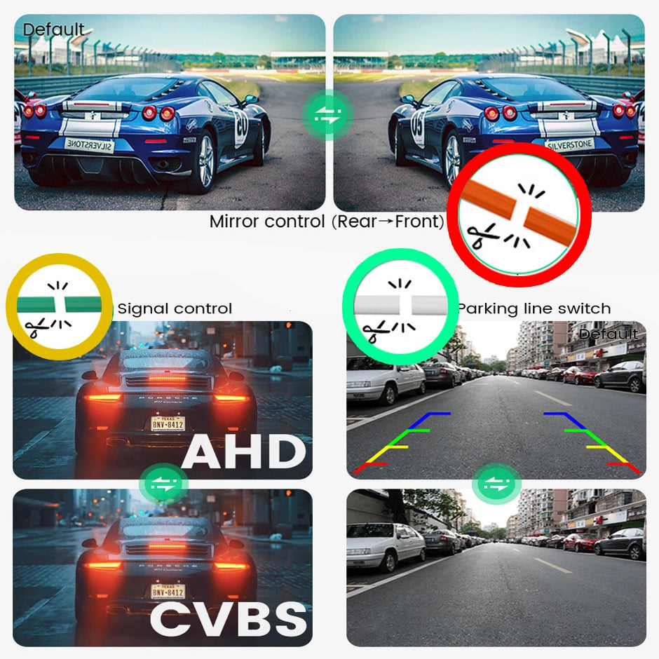 HD Backup Camera with 170° Wide View