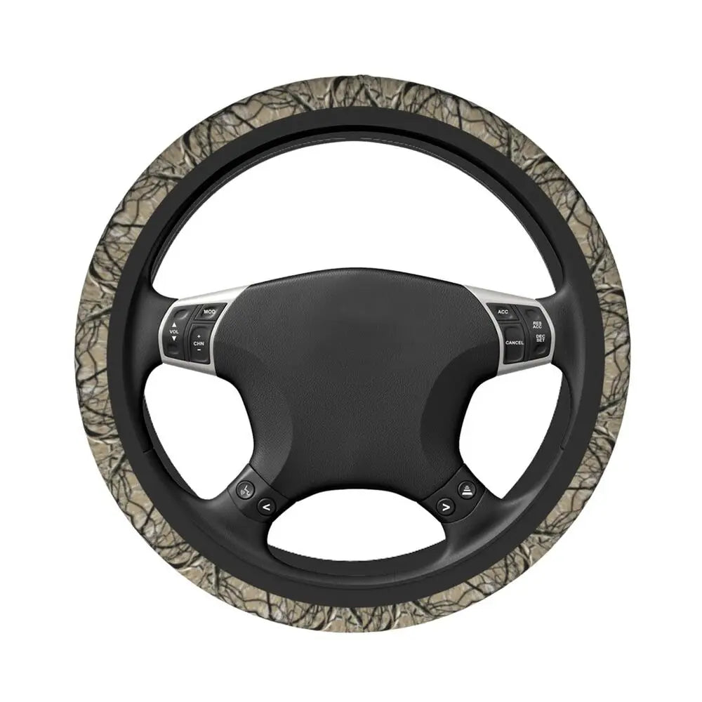 Tree Camouflage Elastic Steering Wheel Cover