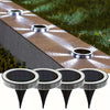 Set of 4 Waterproof Solar Landscape Lights
