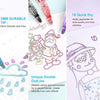 Double Line Outline Pens with Metallic Glitter (Set of 8)