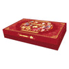 A rectangular red box containing a card pack for My Little Pony Friendship Eternal Radiant Moon.