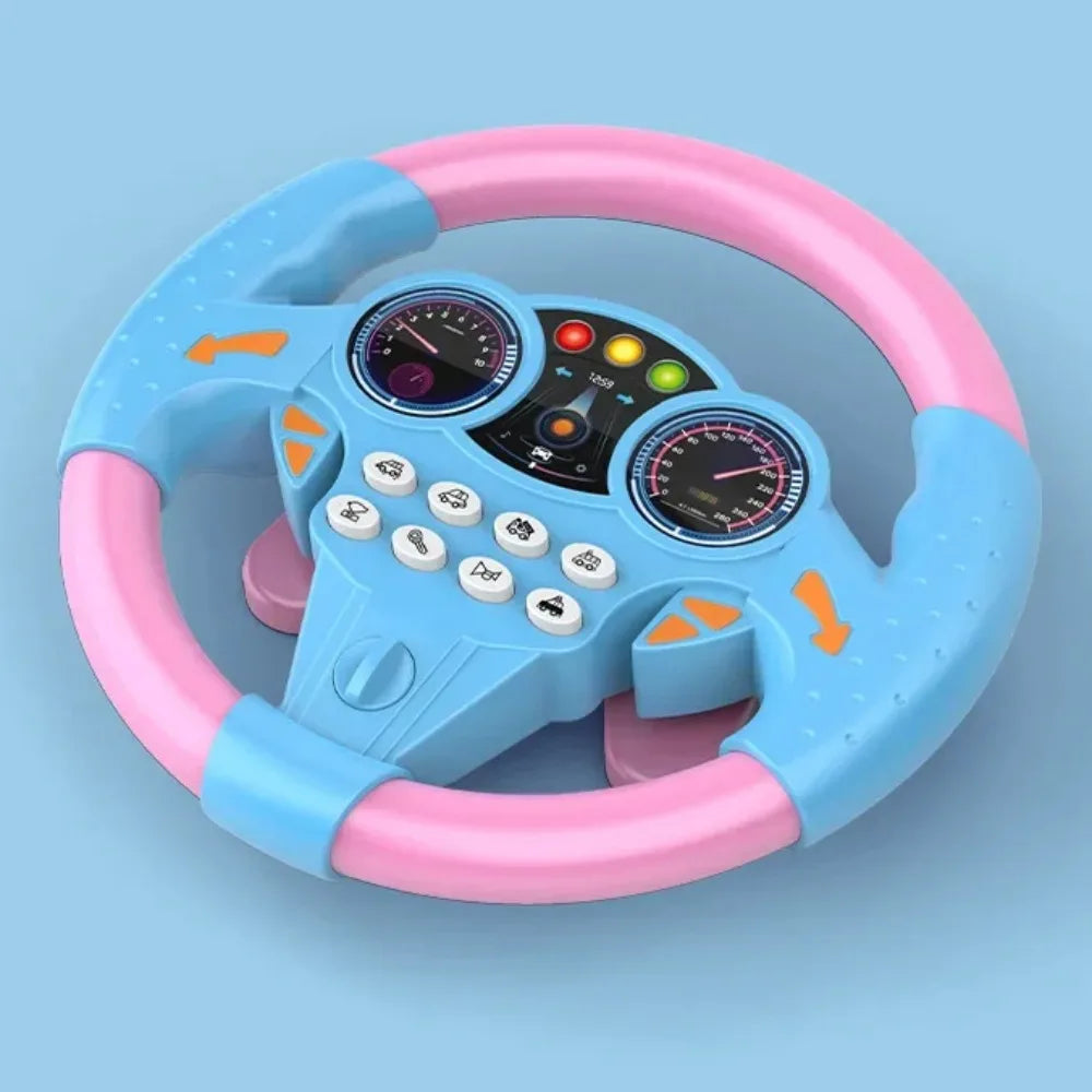 Interactive Toy Steering Wheel with Sound for Kids