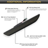 A black LED rear side marker light assembly with an ABS housing and error-free resistor.