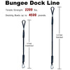 Elastic Marine Dock Lines with Shock Absorption