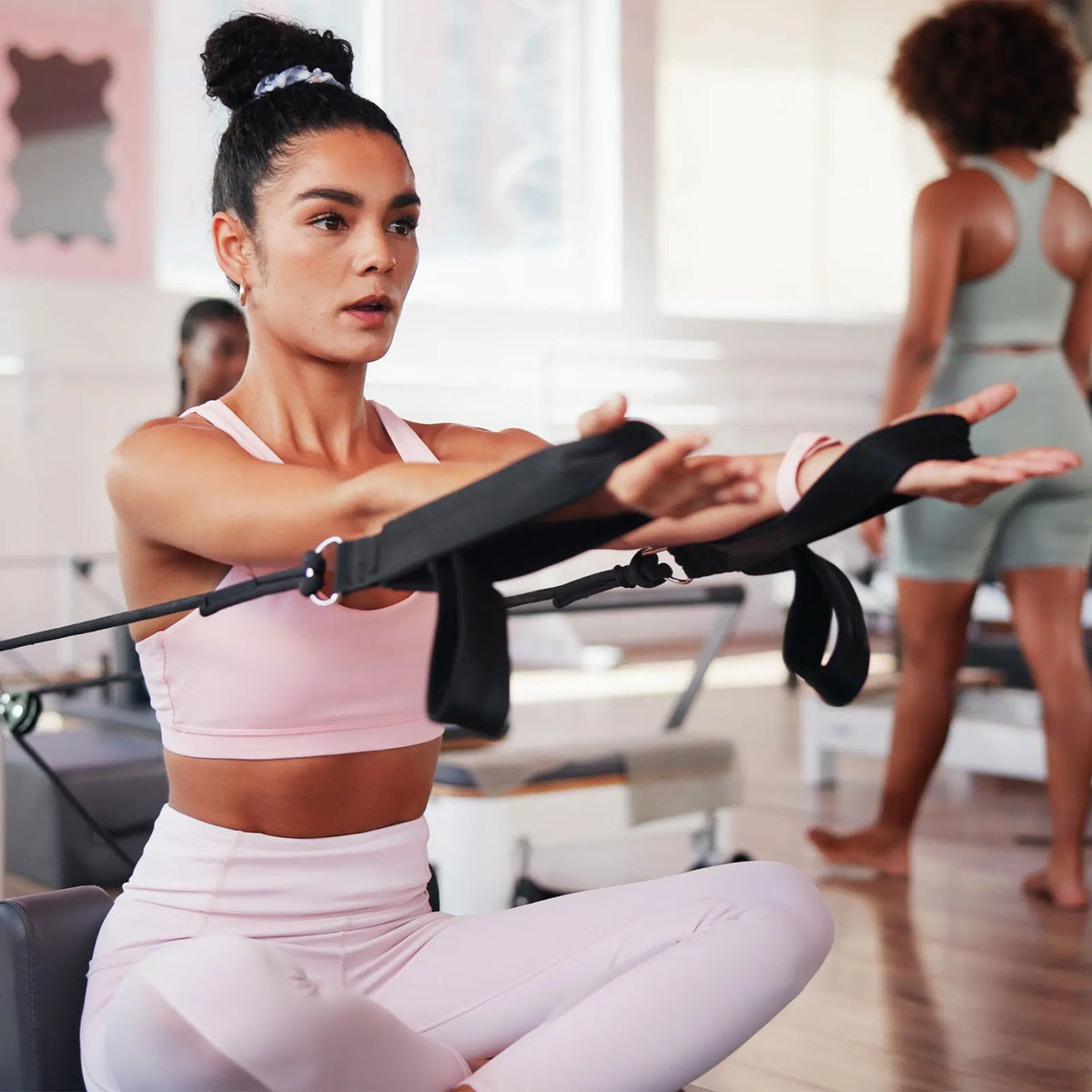Adjustable Yoga and Fitness Stretching Bands