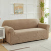 Jacquard Leaf Pattern Stretch Sofa Cover with Non-Slip Backing