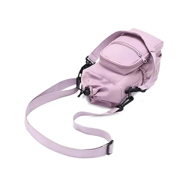 Insulated Water Bottle Carrier Bag with Phone Pocket