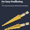 Titanium Step Drill Bit Set — 4 to 20mm Multi-Size Cone Drill