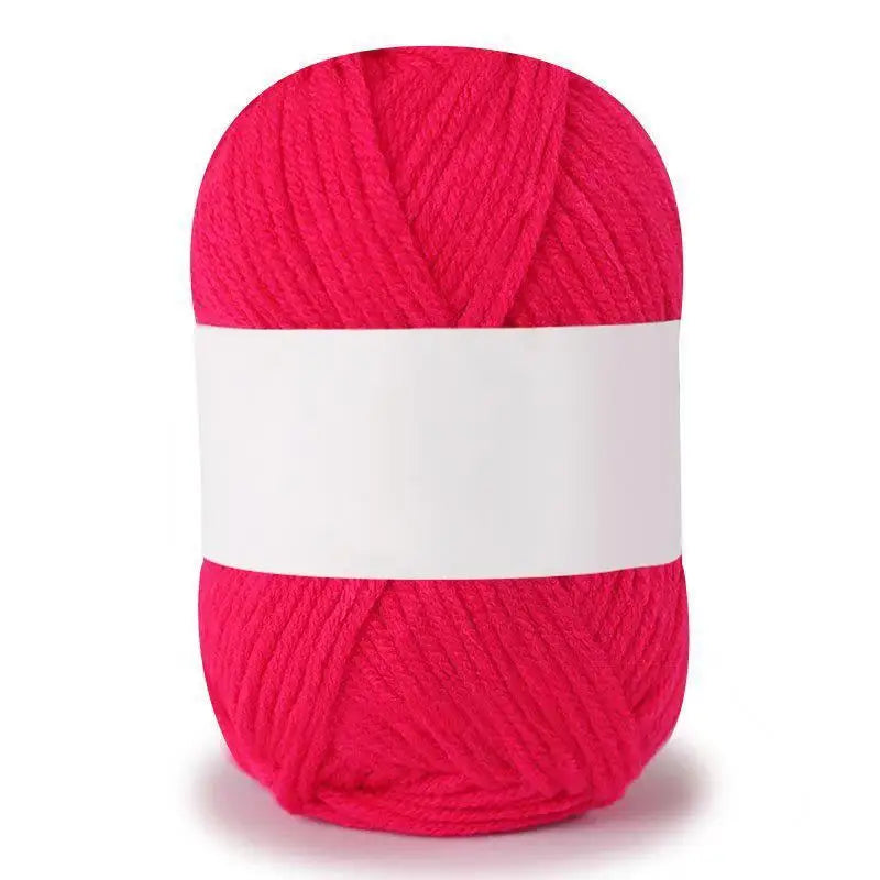 Soft Milk Cotton Knitting Yarn – Anti-Pilling 4ply Yarn for Crochet & Knitting