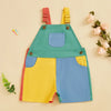Baby Summer Sleeveless Overall Romper with Pockets