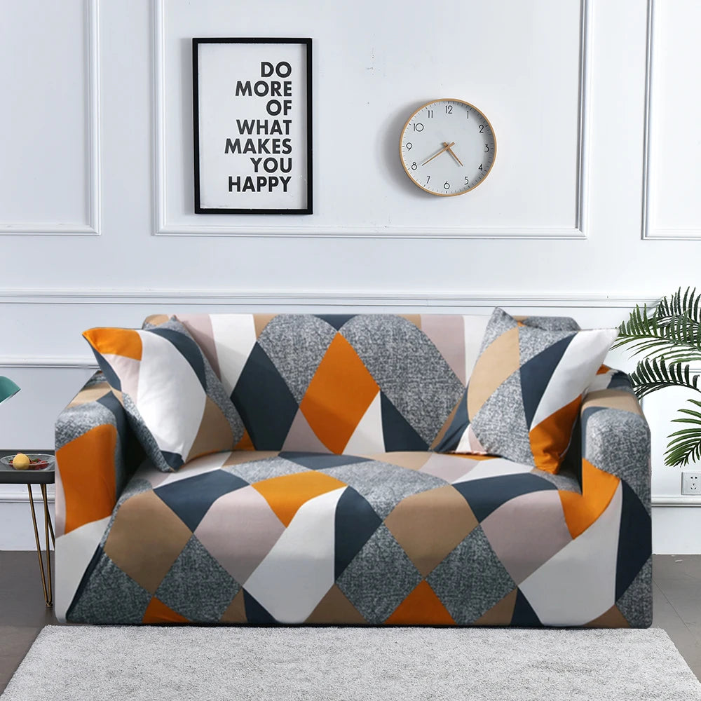 Floral Print Stretch Sofa Cover