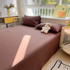 Organic Cotton Percale Bed Sheet Set with Pillowcases