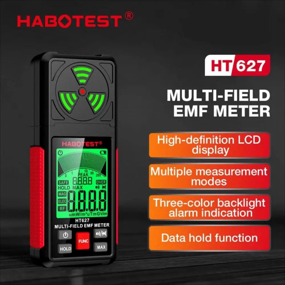 Professional Handheld EMF Meter for Home and Office Safety