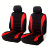 Black and red memory foam seat cushion for car, SUV, truck, or van.