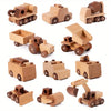 Wooden Engineering Vehicle Toy Set (11 Pieces)