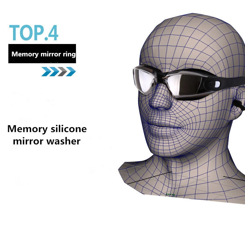 Lunettes de natation anti-buée avec protection UV