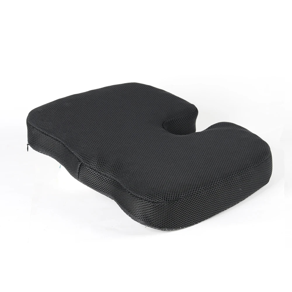 Ergonomic U-Shaped Memory Foam Seat Cushion for Coccyx Pain Relief