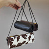 Vintage Y2K Vegetable-Tanned Leather Cylinder Bag