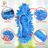 Chenille Dust Mop Slippers for Hands-Free Floor Cleaning