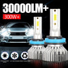 Ultra-Bright LED Headlight Bulbs with Cooling Fan (6000K)