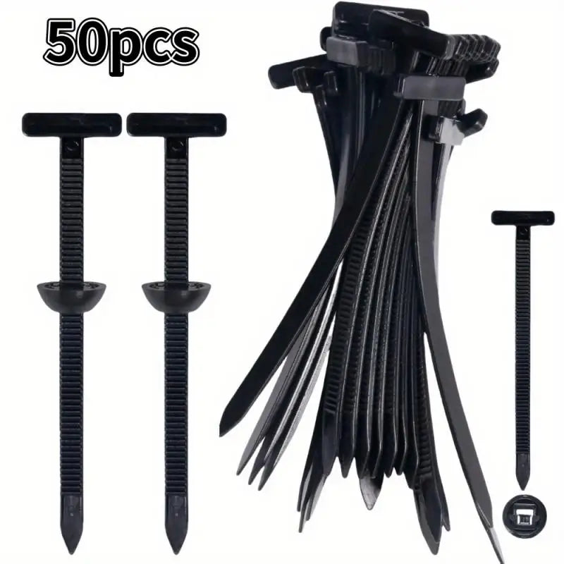 Self-Locking Nylon Cable Tie Buckles for Auto Panels