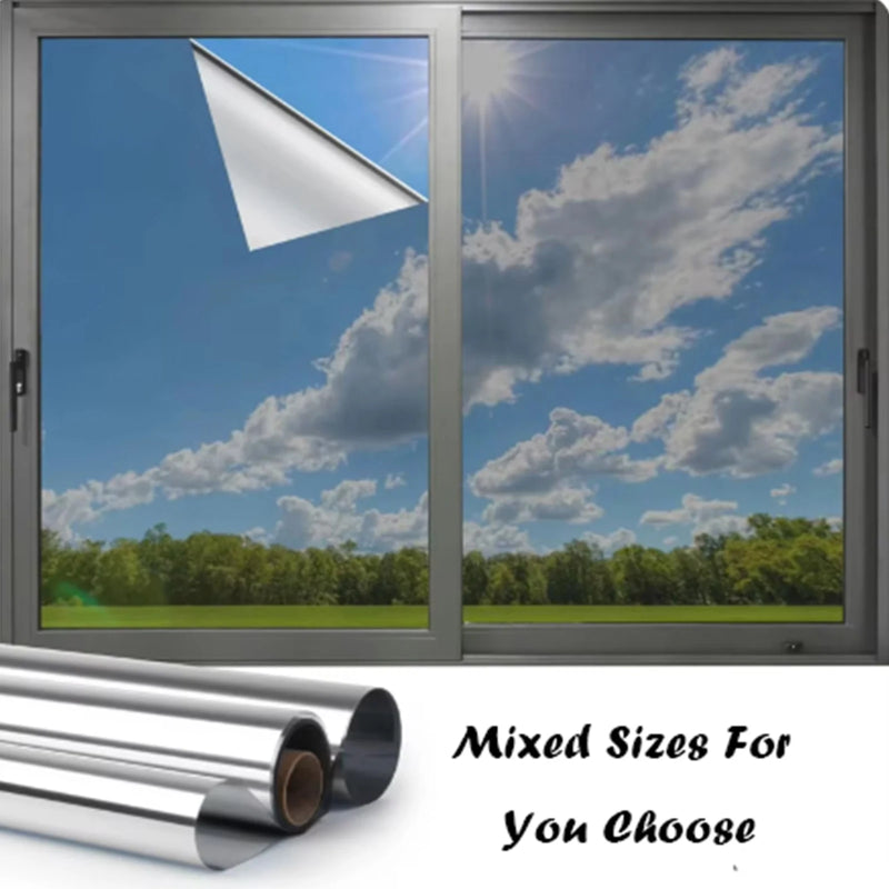 Silver Mirror One-Way Window Film