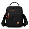Black Wanlifu casual crossbody bag with adjustable strap and zipper closure