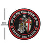 Knights Templar Cross Patch with Hook and Loop Backing
