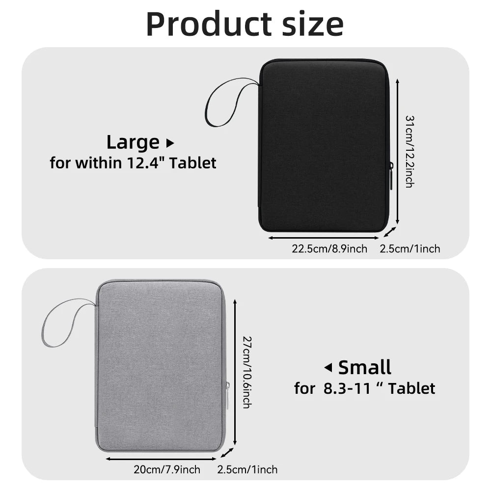Universal Tablet Sleeve Case with Handles