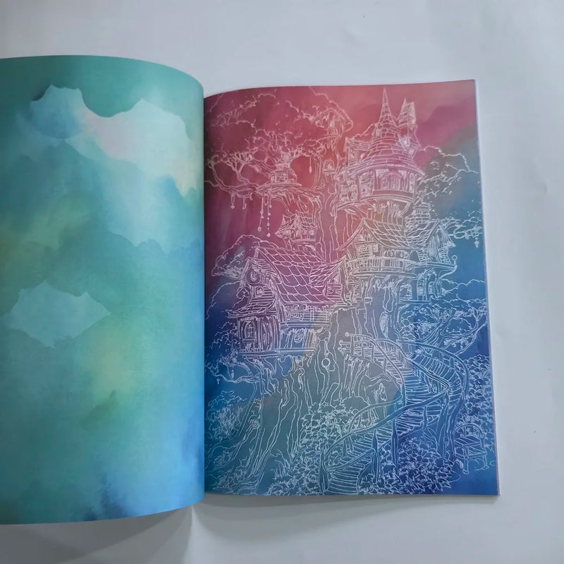 Hidden Cities Vol. 2: Ink Tracing Coloring Book