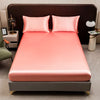 Luxury Satin Bedding Set with Fitted Sheet and Pillowcases