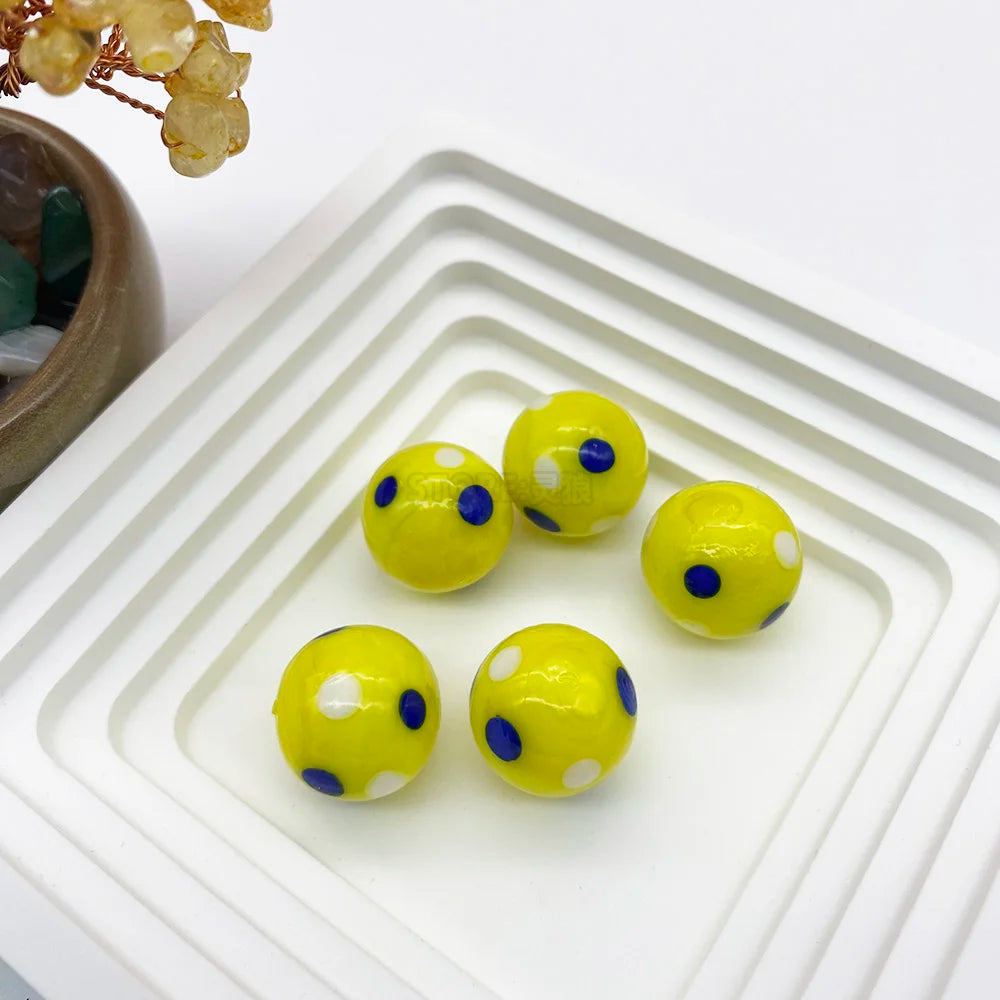 Handcrafted Glass Marbles Set for Games, Décor & Collecting