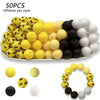 Soft Silicone Floral Beads for Jewelry Making