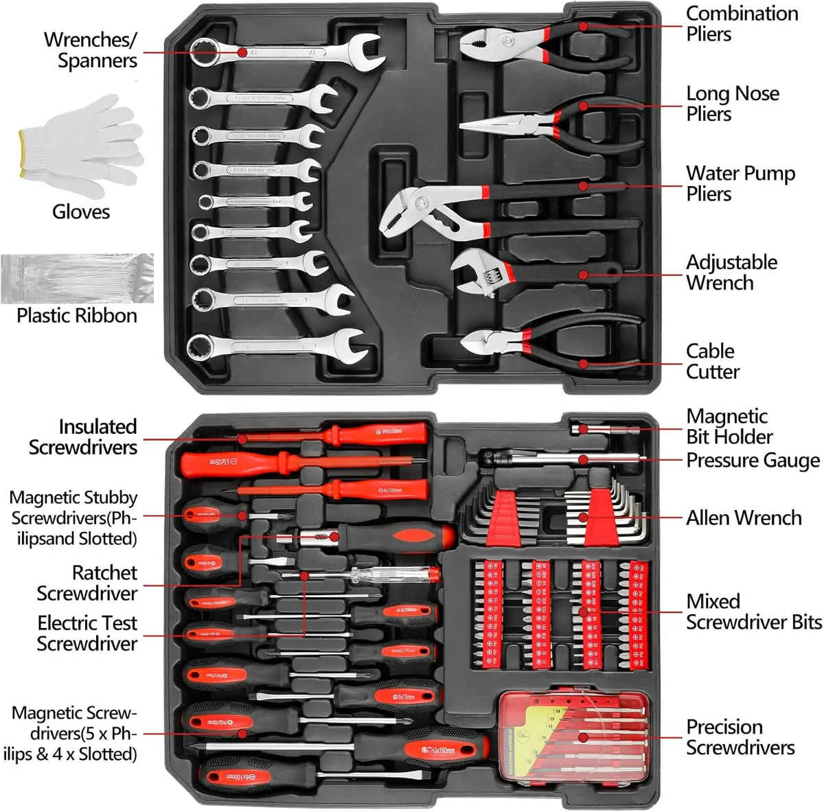 Complete 799-Piece Mechanic Tool Set with Rolling Aluminum Case