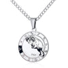 Collier Constellation du Zodiaque en Acier Inoxydable