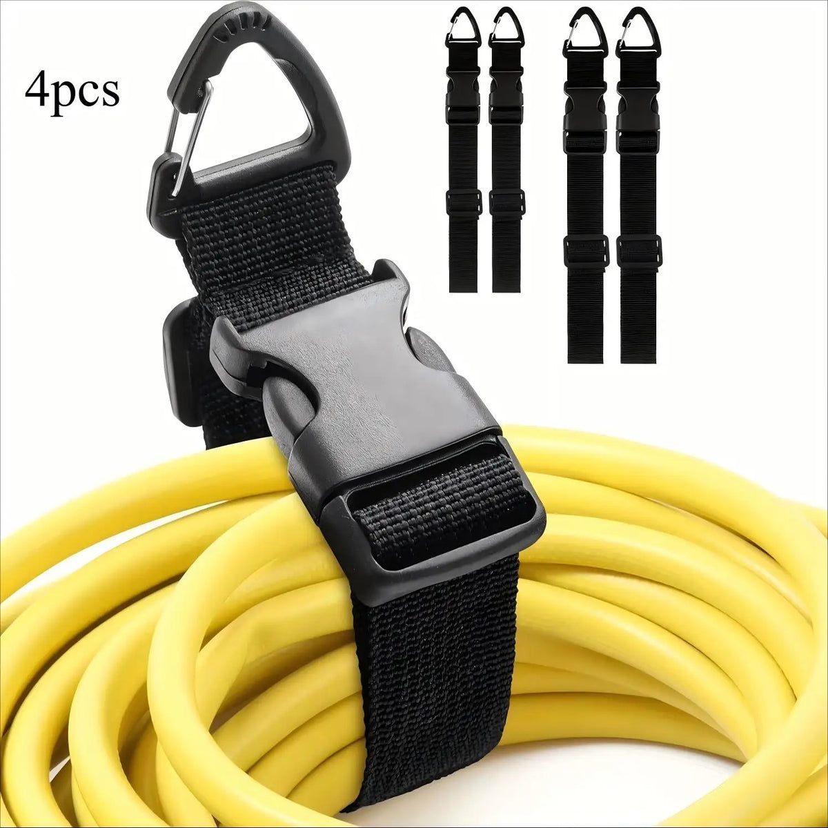 Heavy-Duty Adjustable Cord Organizer with 3-Axis Buckle