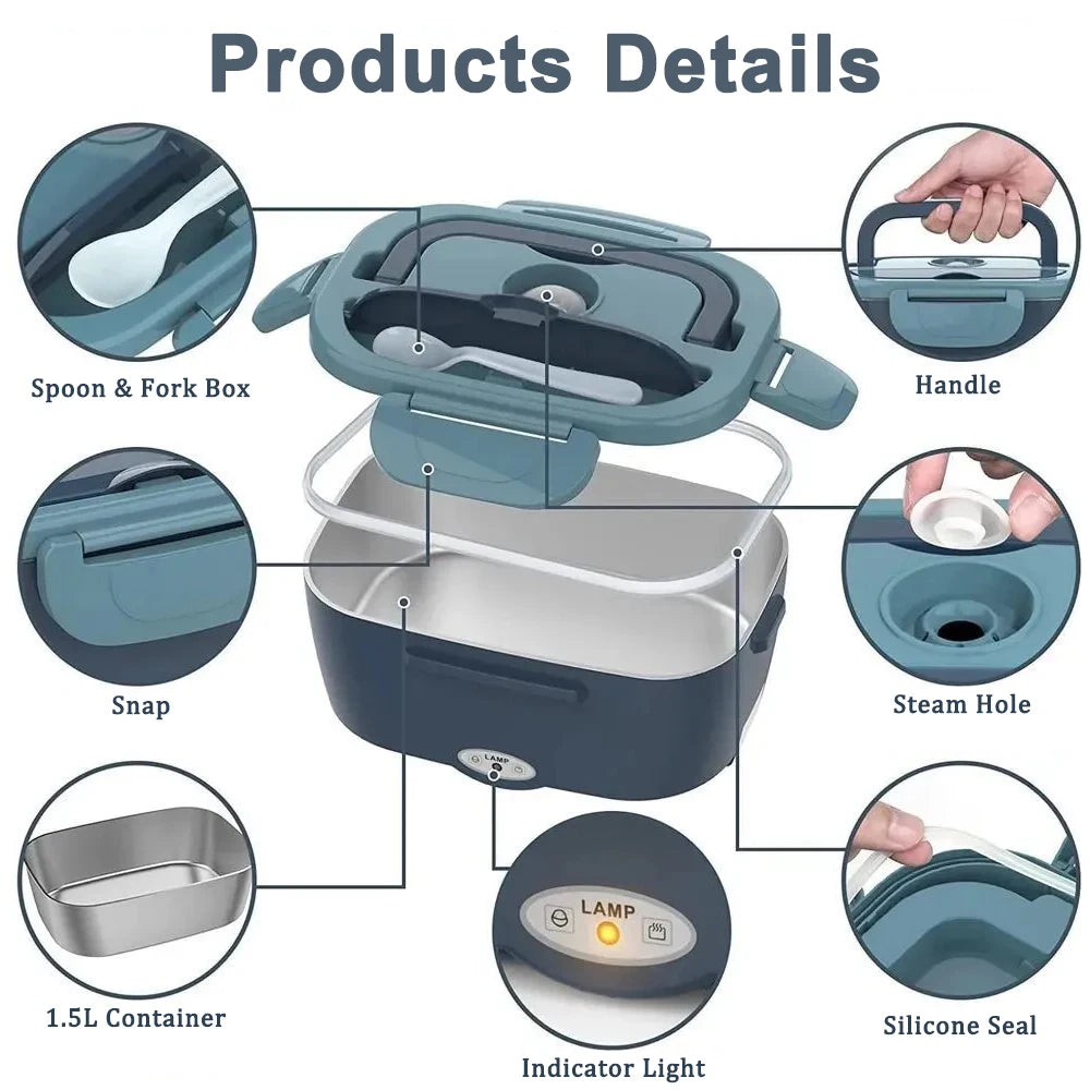 Portable Electric Heated Lunch Box