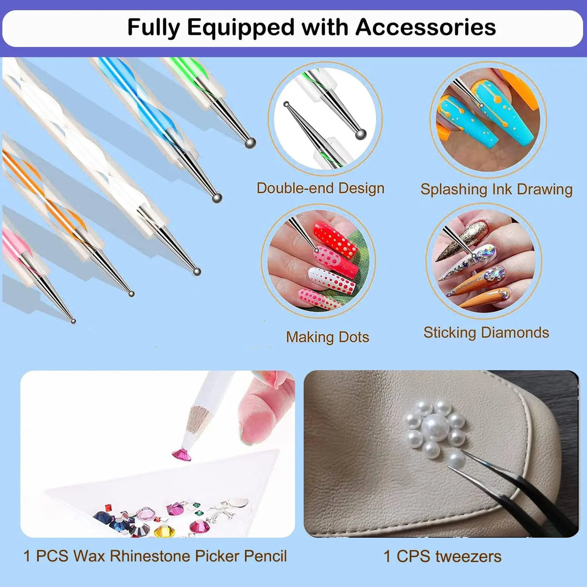 Premium Clear Jewelry Glue for Stones, Gems & Repairs