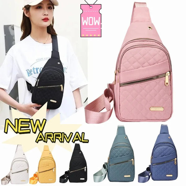 Women's Waterproof Sling Crossbody Bag with Adjustable Strap