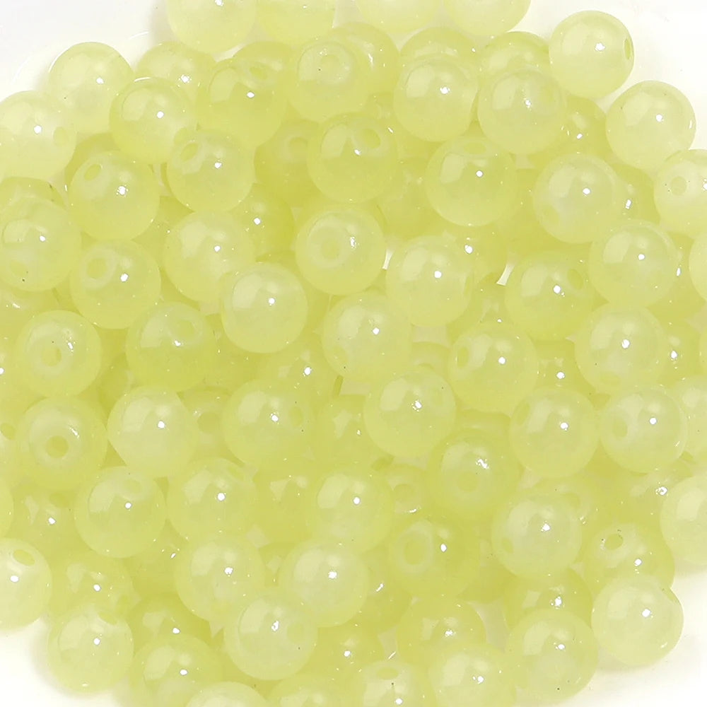 Colorful Round Glass Beads for Jewelry Making