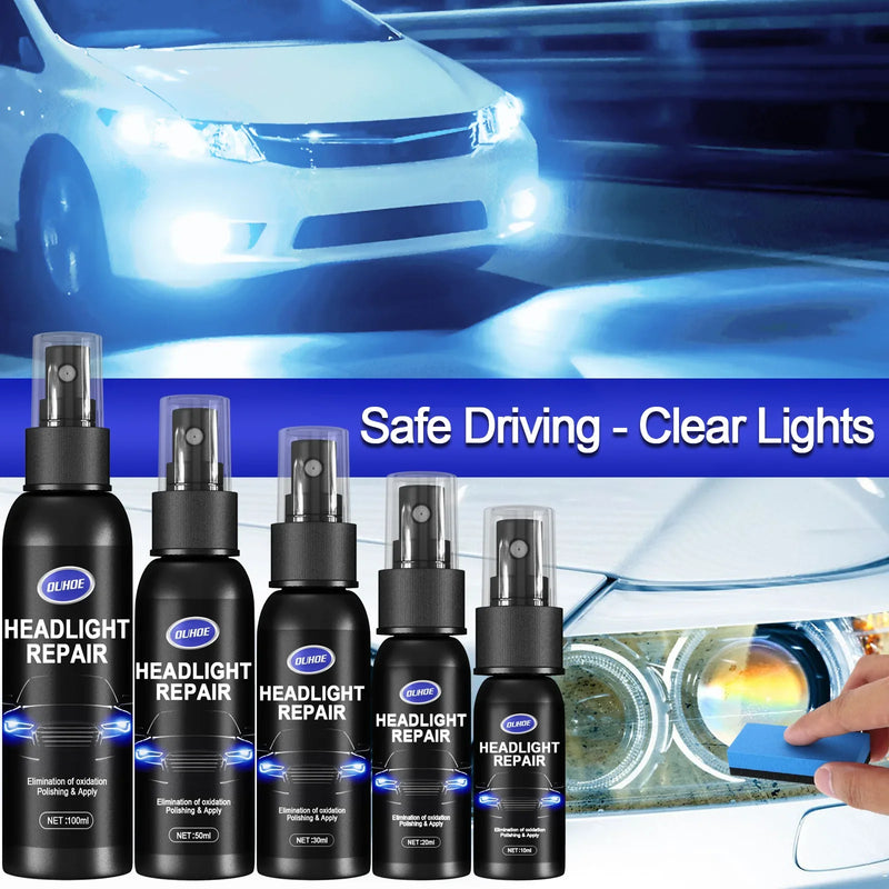 Car Headlight Restoration Spray