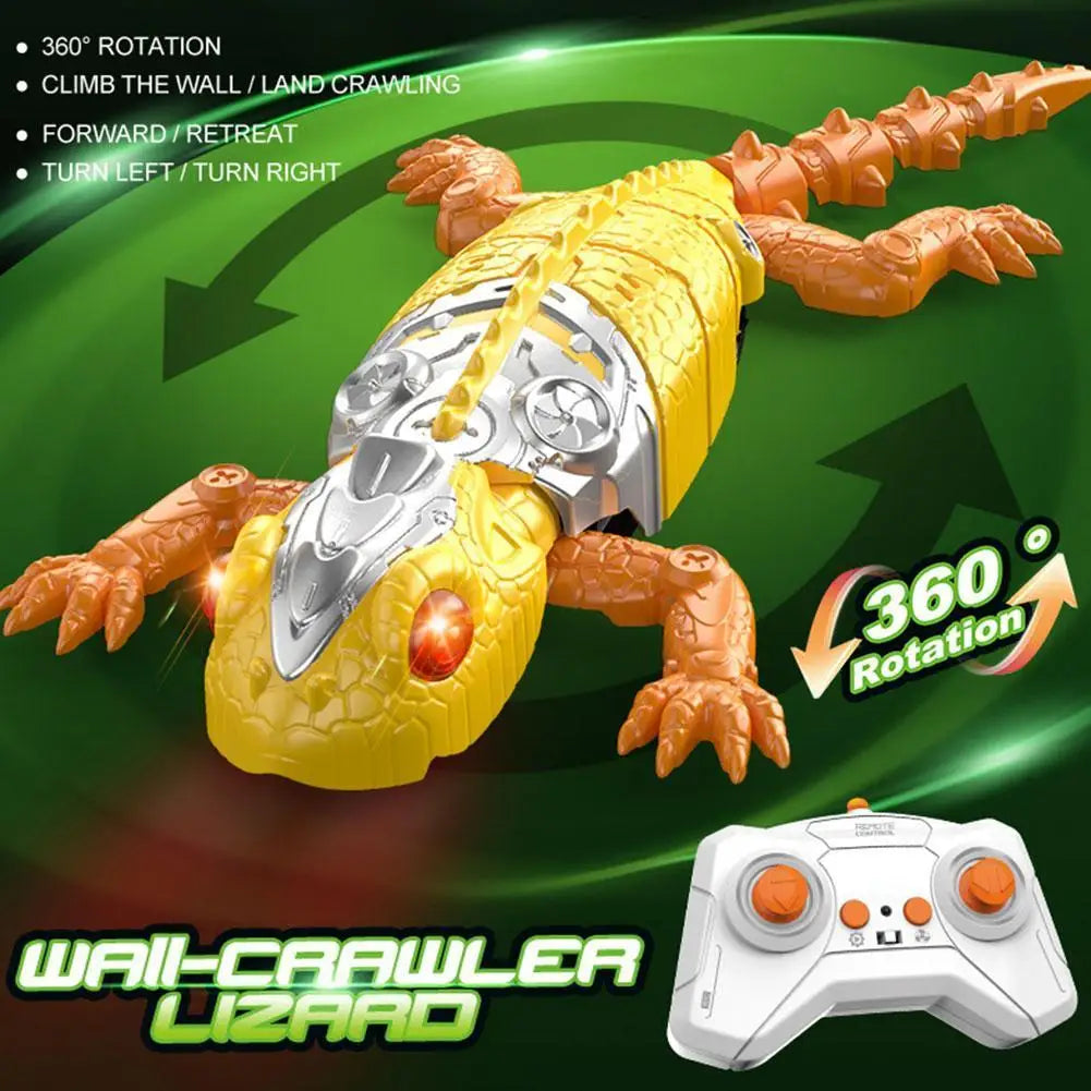 Realistic RC Wall Climbing Lizard Robot