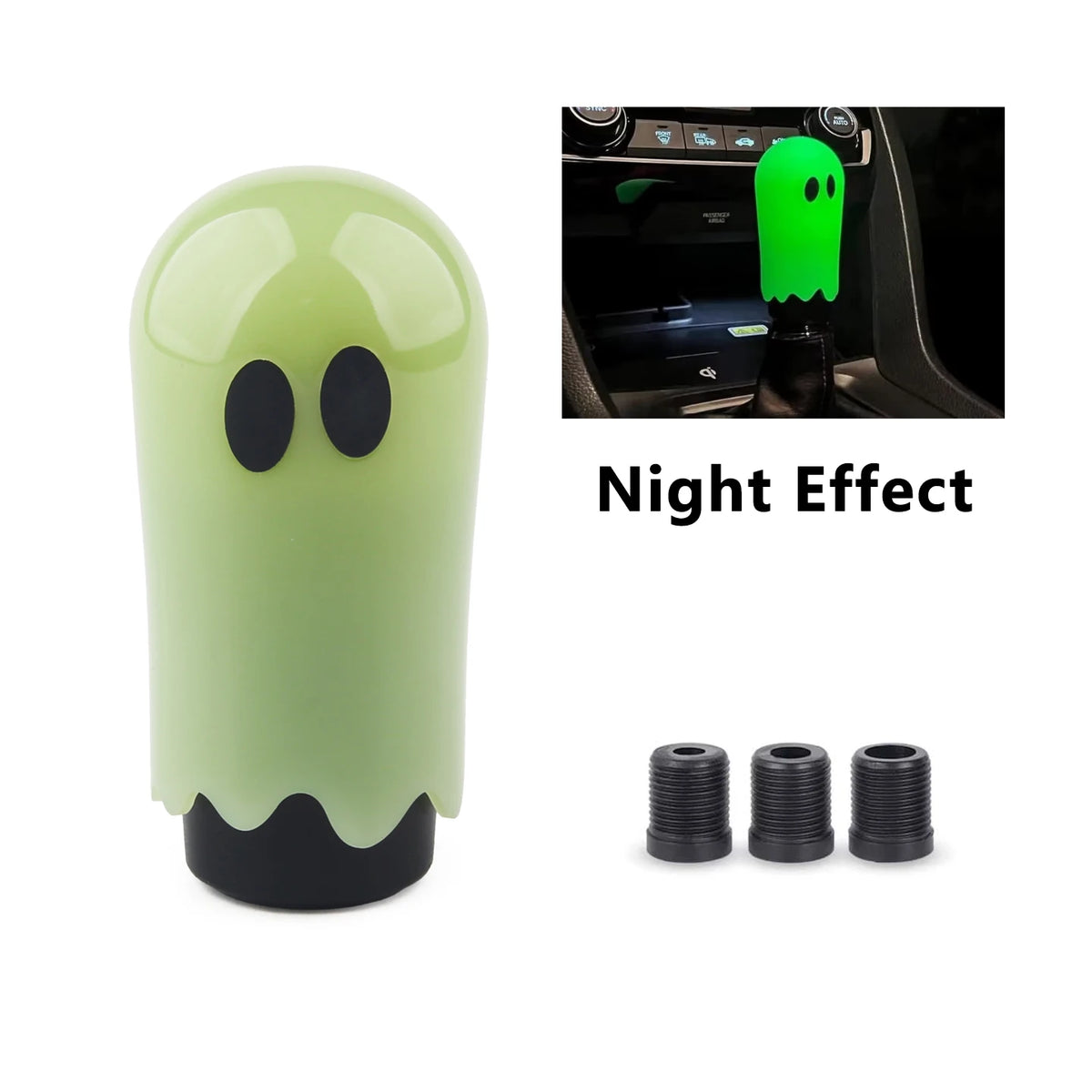 Ghost Style Universal Shift Knob with Thread Adapters