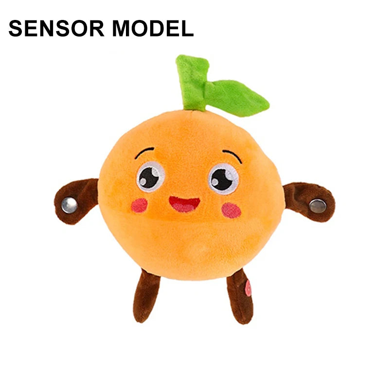 Musical Fruit Plush Toy with Beat Detection and Recording
